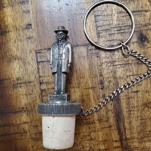 Jack Daniel's 1850 - 1911 Pewter Cork Bottle Stopper